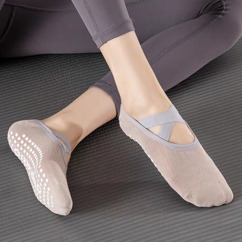 プロフェッショナル女性ヨガソックスシリコーン滑り止めバレエピ - Pilates & Yoga Vida のレビューと価格
